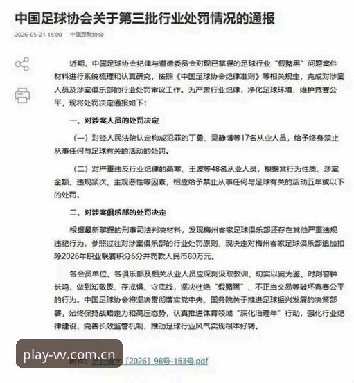 足协第三批禁足名单解读教程：从微玩体育官方掌握最新动态